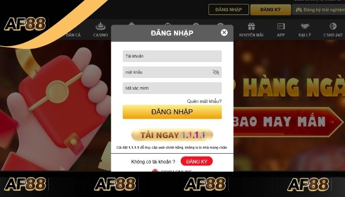 Đăng Ký AF88 - Thao Tác Nhanh Chóng Và Đơn Giản Với 2 Phút 2 Ghi tất cả thông tin vào form